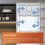 Hotpoint Hotpoint American Fridge Freezer - Inox - D Rated 8