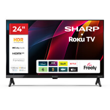 Sharp HD2225K 24" HD Smart Roku Freely TV [2025] - 1T-C24HD2225KB