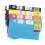 4-Farben-Drucker-Tintenpatrone, stabiler Chip, 10