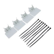 Adjustable Swimming Pool Pipe Holders Sturdy ABS 0.98-1.73 Inch Gray