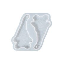 Christmas Pendant Silicone Mold Epoxy Resin Mould Xmas Old-002