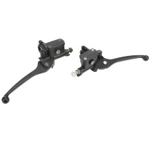 Brems- und Kupplungshauptzylinderhebel 22 mm / 0,87 Zoll Schwarz für Gy6 50cc Scooter