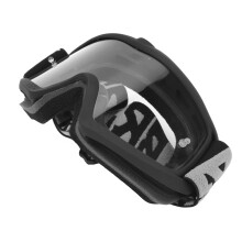 Transparente, kratzfeste Motorradbrille, verstellbar, schwarzer Rahmen für Kinder, Jugendliche und Erwachsene Radfahrer