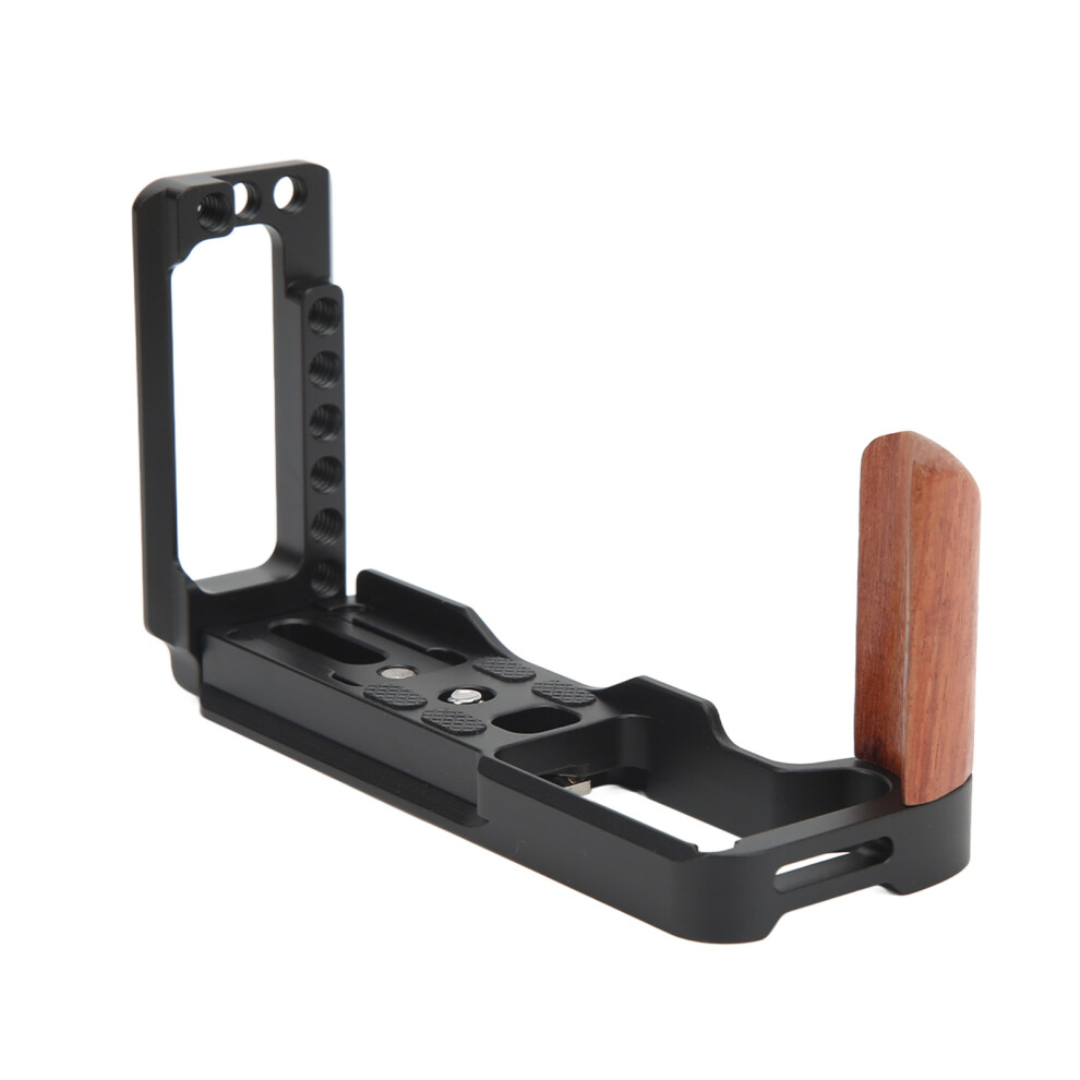 Quick Release Vertical L Bracket For Fuji X T3, Aluminum & Wood 4951357263258