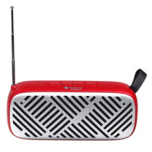 FM-Radio, kabellos, Bluetooth 5.0, 6 W, Stereo-Lautsprecher, SD-Karte, U-Disk-Wiedergabe, Musik-Player, Rot