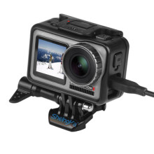 FLW309 Schutzrahmen-Gehäuse mit Mikrofonanzeigeanschluss für DJI OSMO Action-Sportkamera