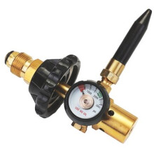 Helium-Latex-Ballon-Luft-Inflator-Regler mit Manometer für CGA580-Tankventile