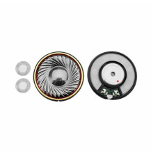 50E02 50 mm Titanfolie, Doppelkupferring, Kopfhörer-Treibereinheit, 42 Ohm, HiFi-DIY-Kopfhörerlautsprecher