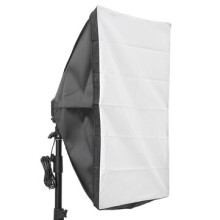 Foto-Video-Studio-Beleuchtung 50x70cm Softbox Licht 4 Sockel E27 Lampenfassung Kit