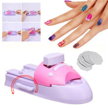 Nail Art Drucker Musterdruck Maniküre Werkzeugmaschinen Kit + DIY Muster Stamper