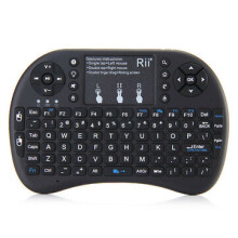 Rii i8 mini 2.4G trådløs Touch Pad Fly Air Mouse Baggrundsbelyst gamingtastaturkontrol med Multi-touch