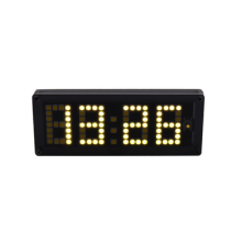 Temperaturmessung Autothermometer USB-Stromversorgung LED-Punktmatrix Elektronische Uhr