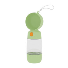 Pet Companion Cup Tragbarer Wasserbecher Haustier-Wasser- und Futterbecher (Grün)