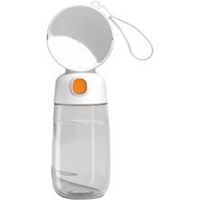 Pet Companion Cup Tragbarer Wasserbecher Haustier-Wasser- und Futterbecher (Weiß)