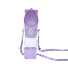 Wasserbecher für Hunde im Freien, tragbarer Wasserspender, Begleiterbecher für Haustiere (lila)