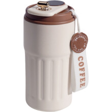 Thermosbecher mit intelligenter Temperaturanzeige für Kaffeetassen für Männer und Frauen (Dunkelbraun)