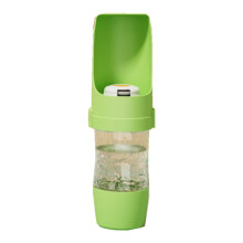 Wasserspender für Hunde im Freien, Haustier-Reisebecher für den Außenbereich, tragbare Wasserflasche (grün)