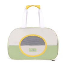 Borsa per cani, borsa per gatti, borsa per animali domestici, borsa a tracolla traspirante portatile per esterni (verde scuro)