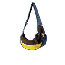 Zaino da viaggio portatile e traspirante per animali domestici, per uso esterno (blu scuro, S)