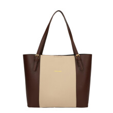 Einfache und stimmungsvolle Frühlingshandtasche mit großer Kapazität und einer Schulter (Kaki)