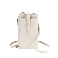 Neue Crossbody-Tasche für Damen, Mini-Umhängetasche, vertikal, multifunktional, Crossbody-Tasche für Mobiltelefone (Mikly White)