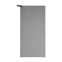 Fitness-Laufhandtuch, schnelltrocknend, schweißabsorbierend, Sporthandtuch (grau, 40 x 80 cm)