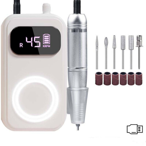 Draagbare nagellakremover, nagellakremover (wit)