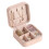 Tragbare Mini-Schmuckbox, Aufbewahrungsbox (Pink) 1