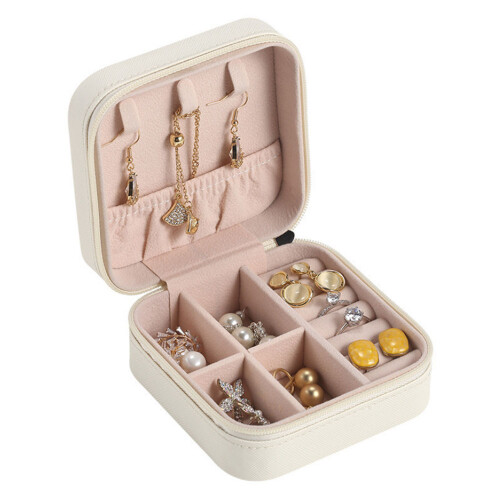 Tragbare Mini-Schmuckbox, Aufbewahrungsbox (Grün) 2