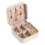 Tragbare Mini-Schmuckbox, Aufbewahrungsbox (Pink) 2