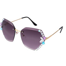 New Fashion Diamond Solbriller uden stel