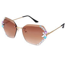 New Fashion Diamond Solbriller uden stel