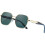Neue Mode Metall Polygon Sonnenbrille Retro Brillen 5