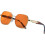 Neue Mode Metall Polygon Sonnenbrille Retro Brillen 6