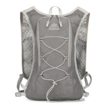 Wasserabweisende Tasche mit großer Kapazität für Outdoor-Sportarten, Bergsteigen, Radfahren, Rucksack, Trinkbeutel, Lauftasche (grau)