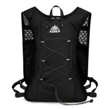 Wasserabweisende Tasche mit großer Kapazität für Outdoor-Sportarten, Bergsteigen, Fahrradrucksack, Trinkbeutel, Lauftasche (schwarz)