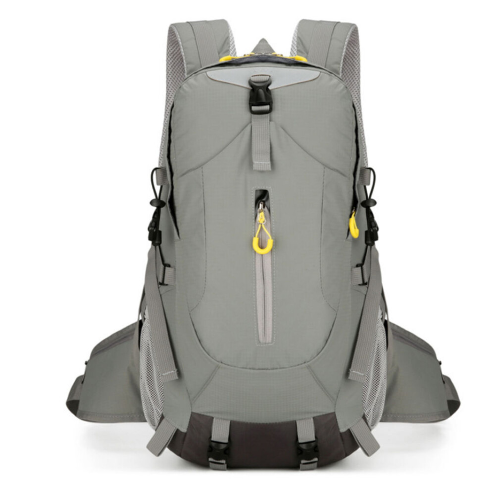 Zaino Da Alpinismo Professionale Per Esterni, Di Grande CapacitÃ , Antispruzzo, Per Campeggio, Escursionismo, Ciclismo (Grigio)