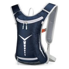 Outdoor-Fahrrad-Rucksack, wasserabweisend, atmungsaktiv, Sportrucksack, Bergsteigertasche (dunkelblau)