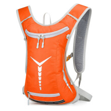 Outdoor-Fahrrad-Rucksack, wasserabweisend, atmungsaktiv, Sportrucksack, Bergsteigertasche (Orange)