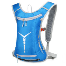 Outdoor-Fahrrad-Rucksack, wasserabweisend, atmungsaktiv, Sportrucksack, Bergsteigertasche (hellblau)