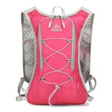 Wasserabweisende Tasche mit großer Kapazität für Outdoor-Sportarten, Bergsteigen, Radfahren, Rucksack, Wassertasche, Lauftasche (Rose Red)