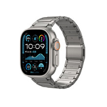 Uhrenarmband mit Magnetschnalle aus reinem Titan für Apple Watch (42/44/45/46/49 mm)
