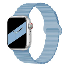Zweifarbiges magnetisches Silikonarmband für Apple Watch (42/44/45/46/49 mm)
