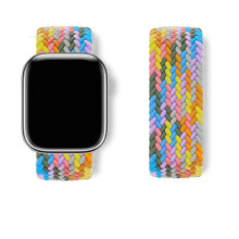Elastisches Nylon-Einzelschlaufenarmband für Apple Watch [42/44/45/49/46 (S10-Generation) mm, XS]