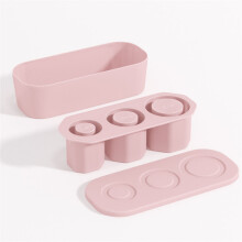 Silikon-Eiswürfelform für Wasserbecher (Pink)