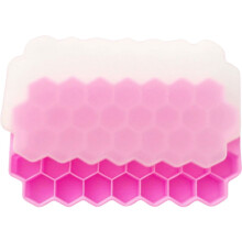 Kreative Eiswürfelform in Wabenform (Rosa)