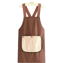 Neue ölfeste, von Hand abwischbare Handtuchschürze mit Bund (Kaffee)