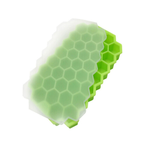 Kreative Eiswürfelform in Wabenform (Gelb) 2