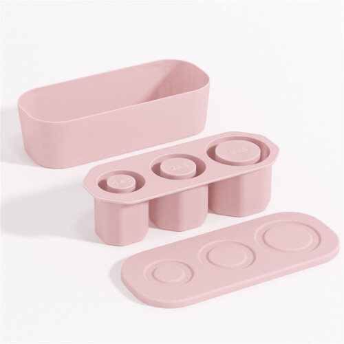 Silikon-Eiswürfelform für Wasserbecher (Gelb) 2
