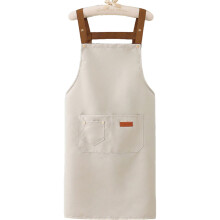 Wasserdichte und ölbeständige Overalls und schmutzabweisende Küchenschürzen (Beige)